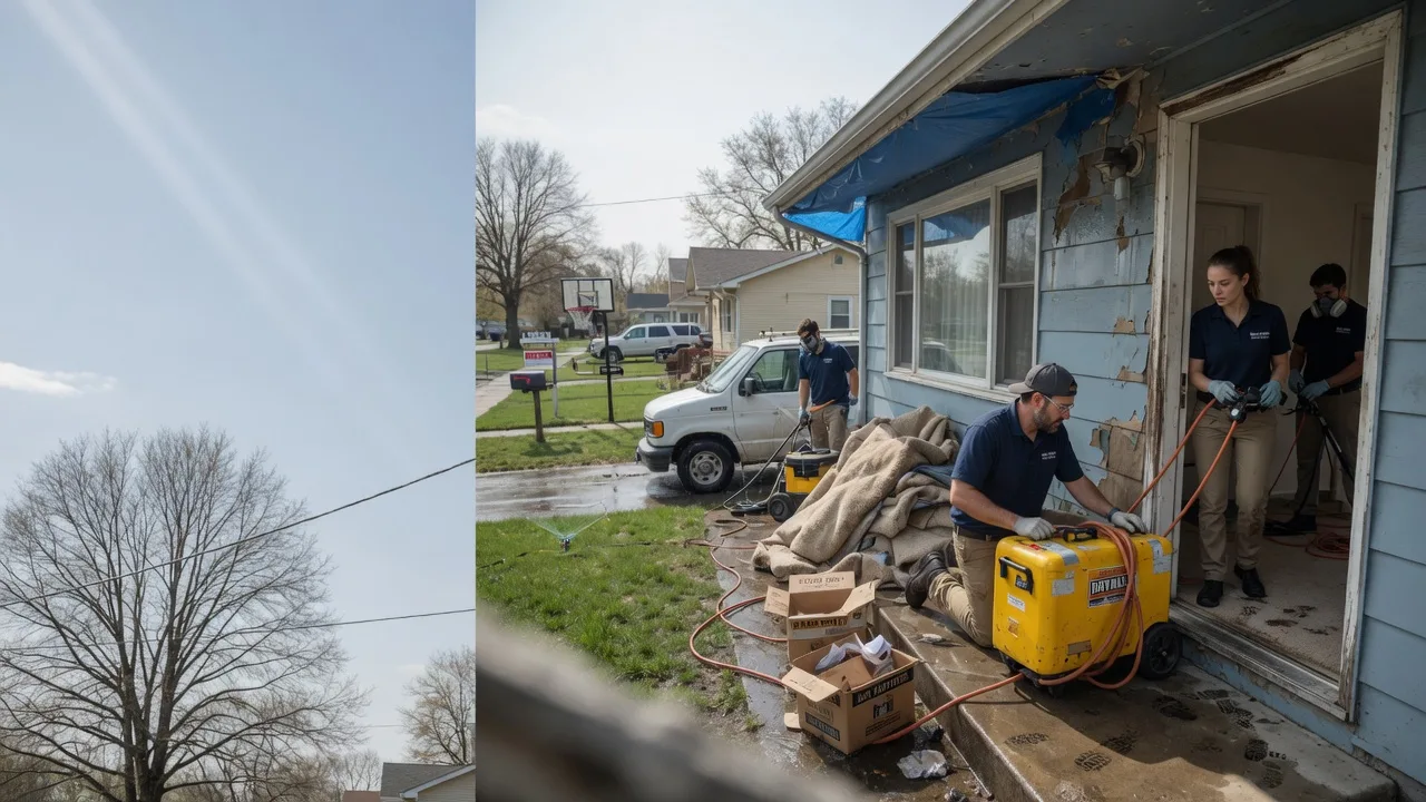 Basement Flood Cleanup in Paris, OH near me